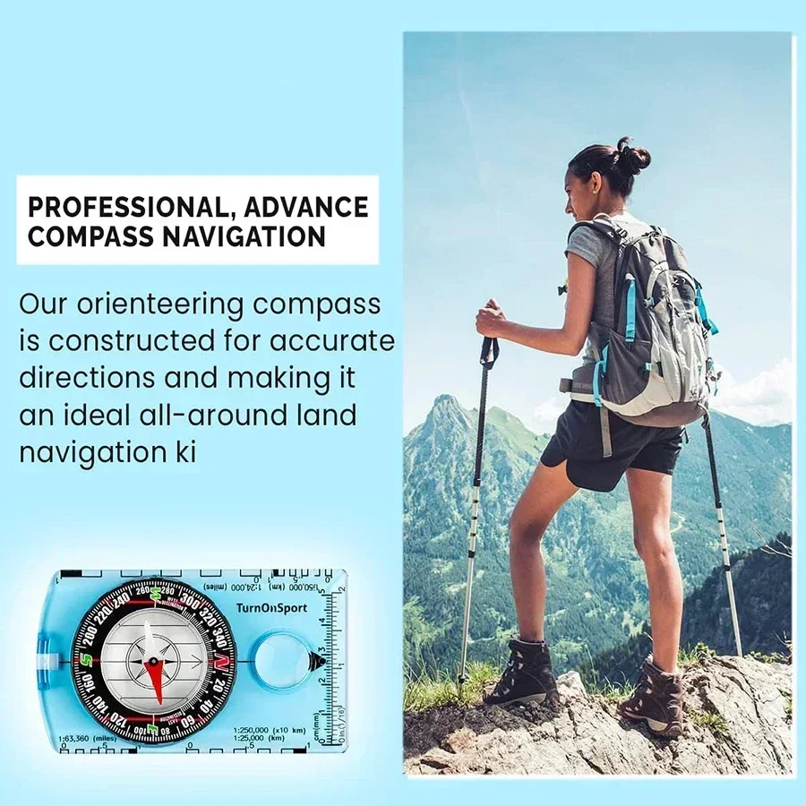 Waterproof Outdoor Navigation Compass 4