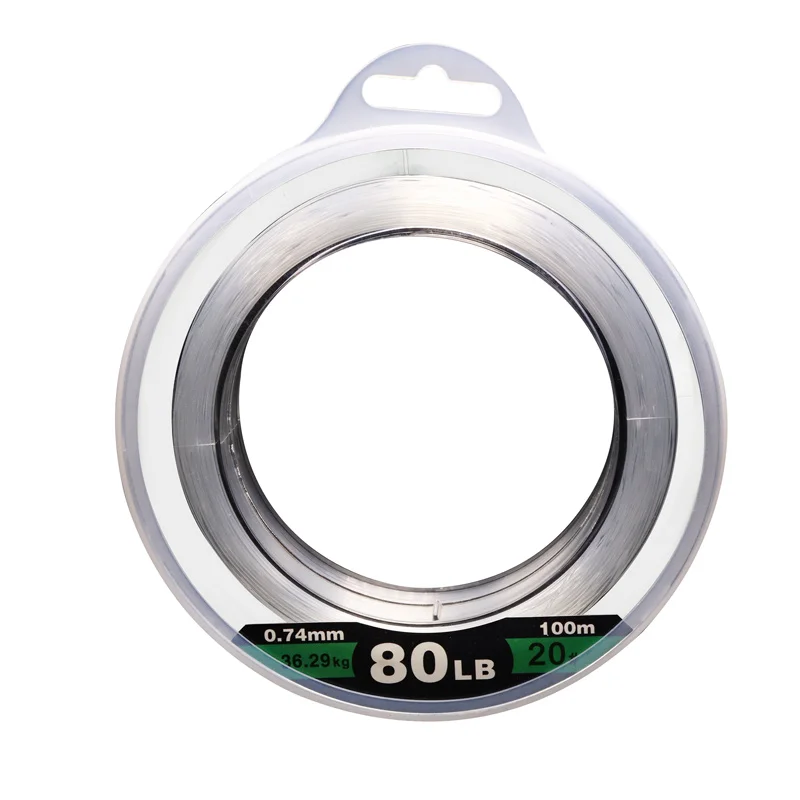 Sea Fishing Nylon Line 30-180LB 10-82KG Strong Pulling Force Sub-line Saltwater Boat Fishing Accessories 50/100M