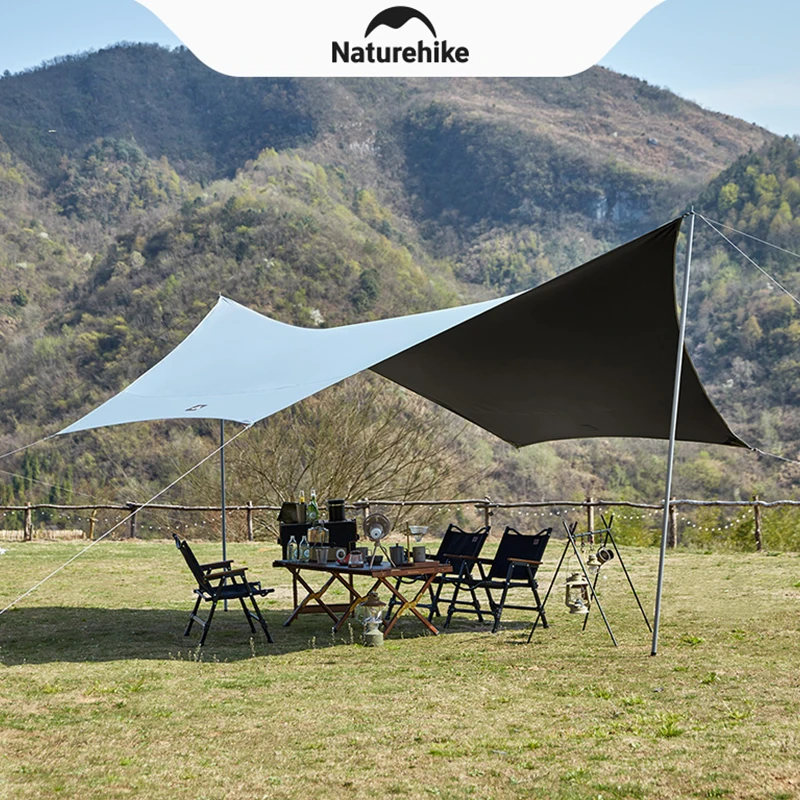 Naturehike Camping 20㎡ Sun Shelter Hexagonal 4-12 People Portable
