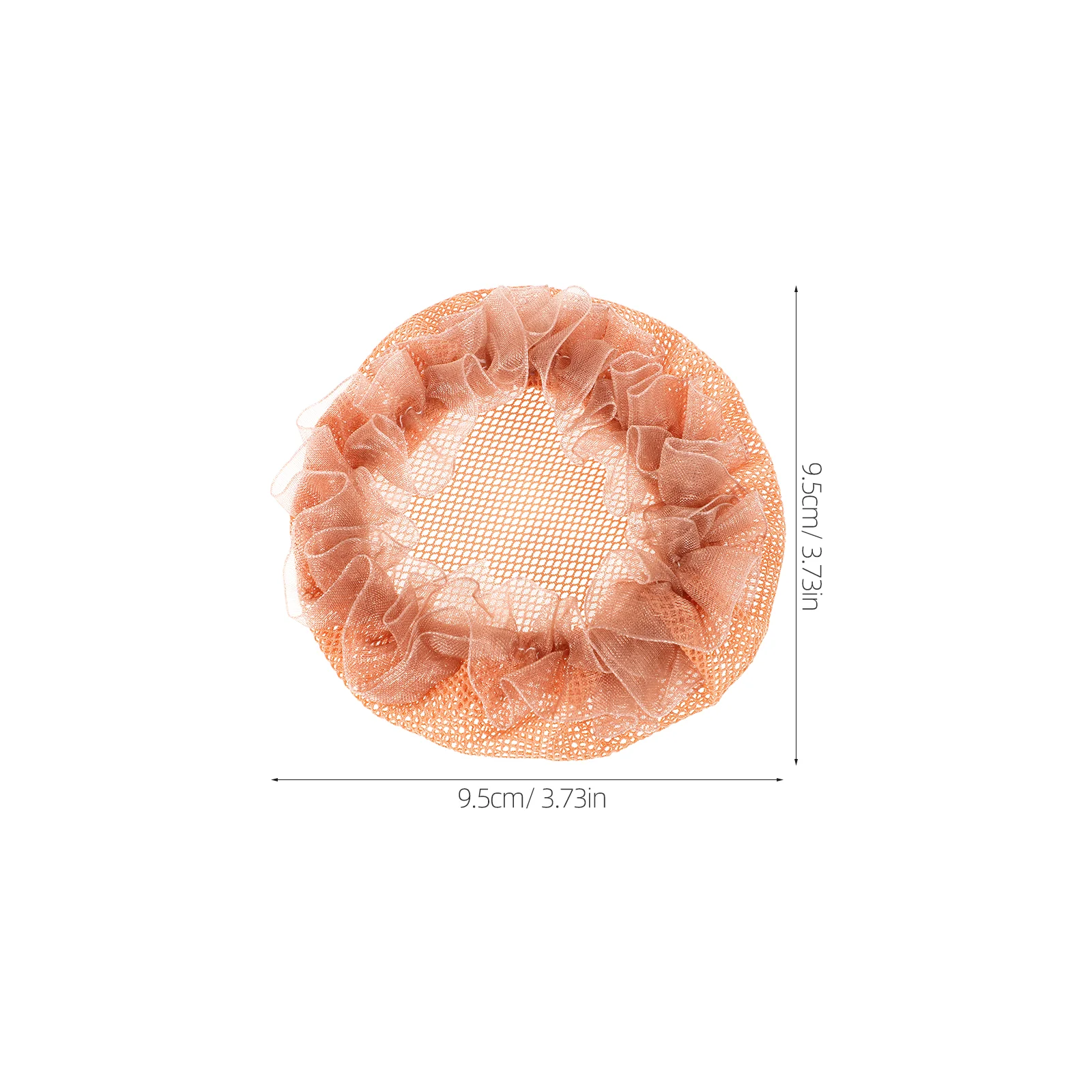 10pcs Elastic Bun Hair Nets Nurse Dance Hair Bun Covers Stretch Nets Headwear for Bank Clerk Nurse Management