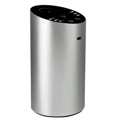 Premium Electric Car Aroma Diffuser - Rechargeable & Waterless Air Freshener (Silver)