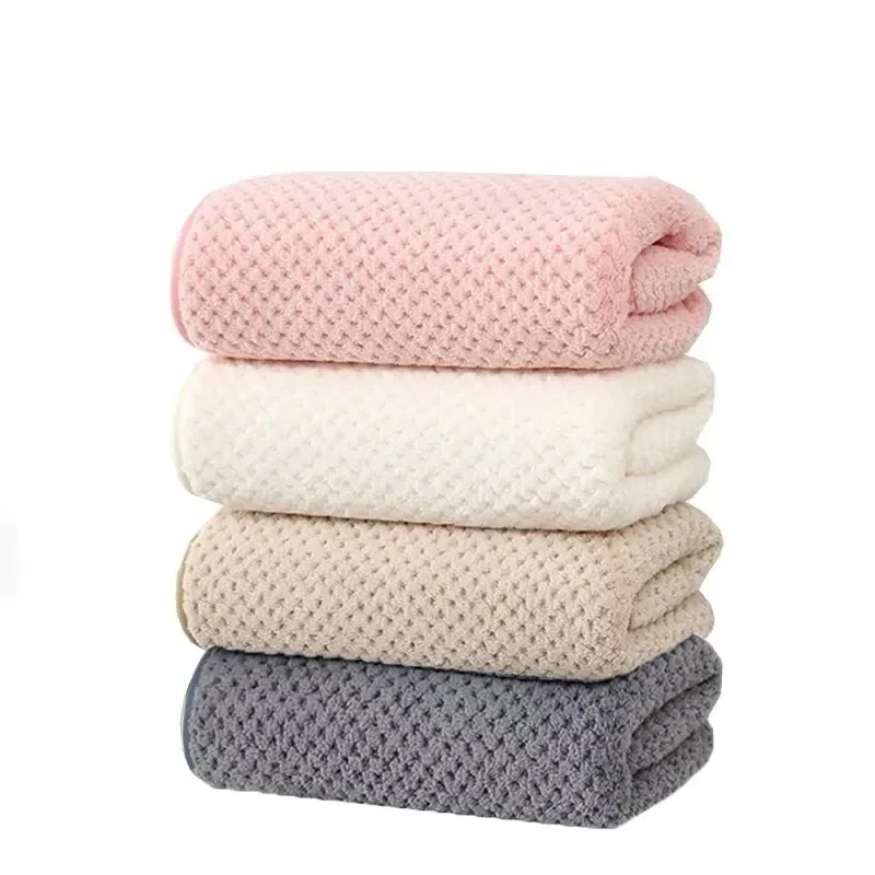 Baby Bath Towel Coral Velvet Soft Children Bath Towels Quick Drying Water Absorption Baby Bathroom Supplies for Beach 69cm*139cm