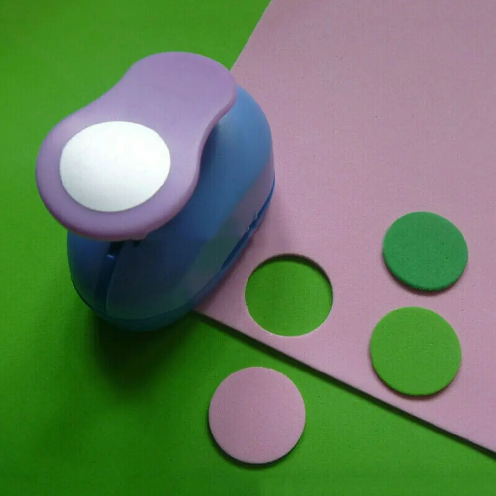 9mm 16mm 25mm Color Random Gifts DIY Convenient Scrapbooking Embossing Round Hole Punch Paper Shaper Cutter Cards Making paper cutter circle hole punch hole punching tools paper craft punch paper punch embossing maker