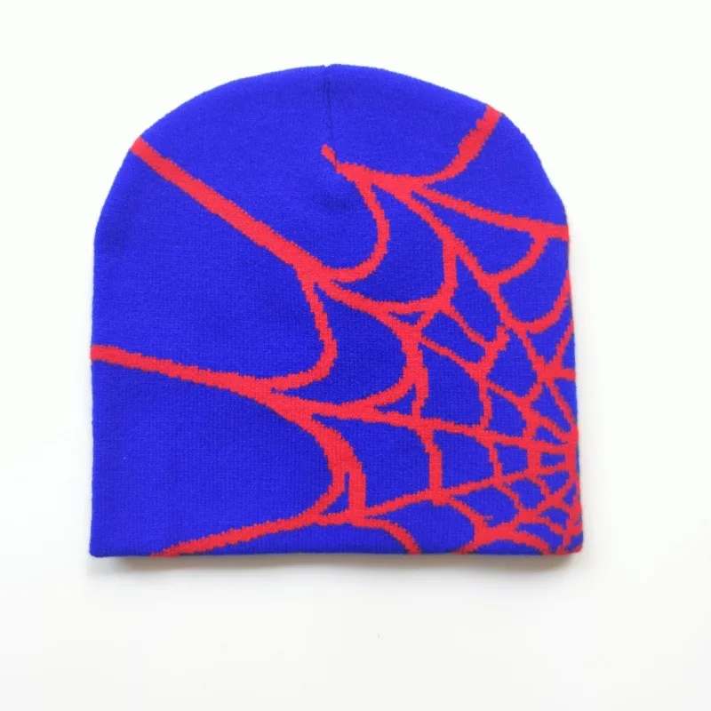 Unisex Knitting Cap Spider Men Women Luxury Beanie Caps Y2k Warm Fashion Versatile Ins Pullover Hiphop Winter Bonnet