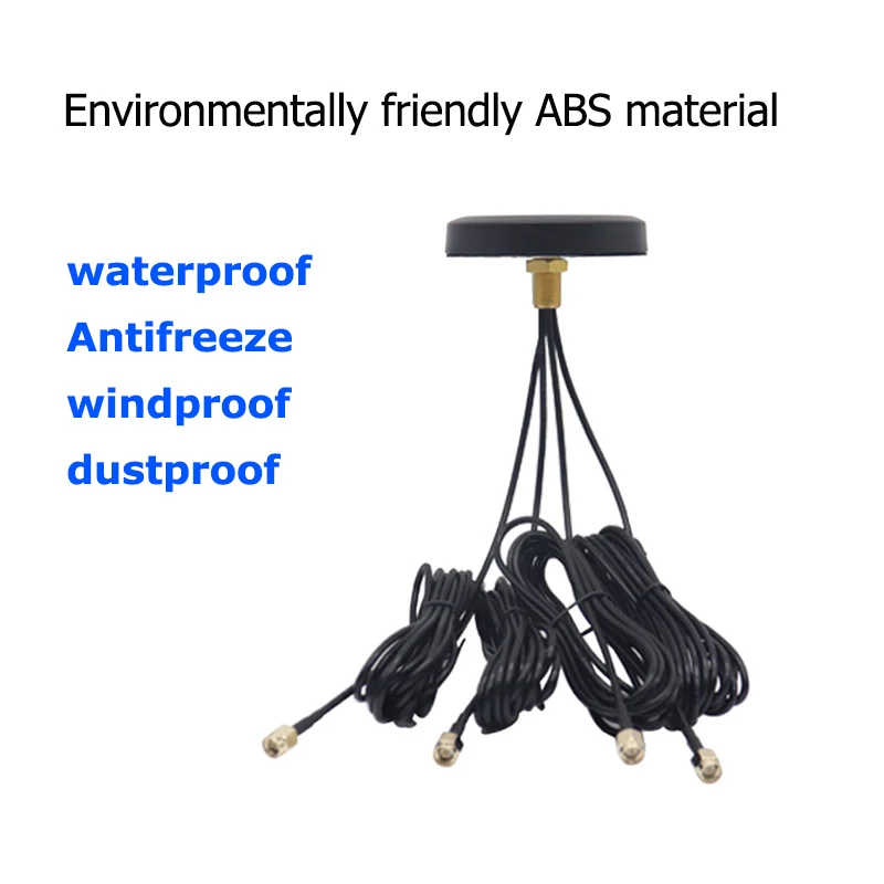5G 4G 3G GSM Outdoor Waterproof Antenna Amplifier 4-in-1 Combined Cabinet Antenna 10dBi High Gain WiFi Signal Booster SMA Male