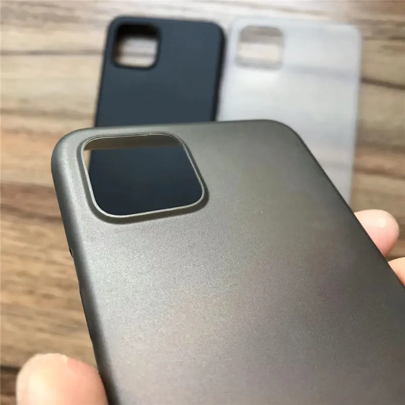 Custodia Ultra Sottile In Fibra Di Carbonio Per Google Pixel 4 XL - Blu Scuro, Antiscivolo