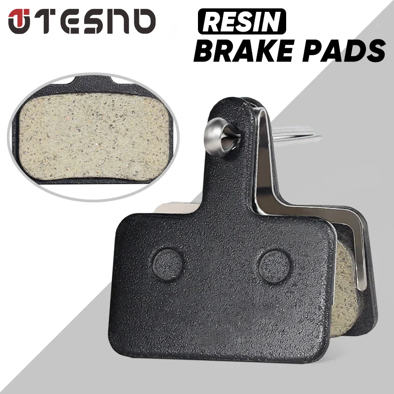 TESNO Bike Resin Disc Brake Pads - Wear-resistant Hydraulic Brake Pads Compatible with SHIMANO B01S/B03S/B05S MTB Parts TESNO Bike Resin Disc Brake Pads - Wear-resistant Hydraulic Brake Pads Compatible with SHIMANO B01S/B03S/B05S MTB Parts