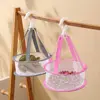 Mesh Drying Basket 360 Degree Rotatable Drying Bag Hanging Dryer for Underwear Socks Makeup Brush Mini Net Pocket Storage Basket 1