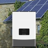 Système solaire de bonne qualité, 5kw, 8kw, 10kw, 12kw, 15kw, 20kw, système solaire hybride complet avec batterie et panneau inverseur pour usage domestique 5