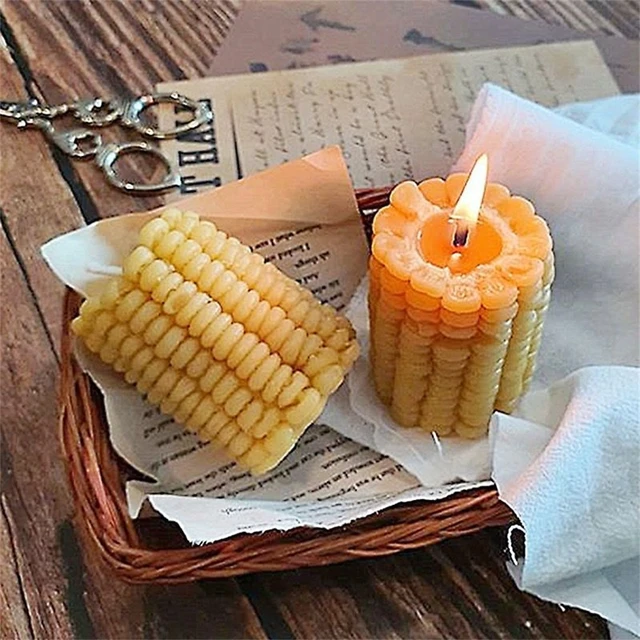 ONNPNN Corn Shape Cake Mold, 3D Corn-Shaped Silicone Mould, French Dessert  Mousse Molds, Simulation Food Corn Shaped Candle Mold, Baking Pan for