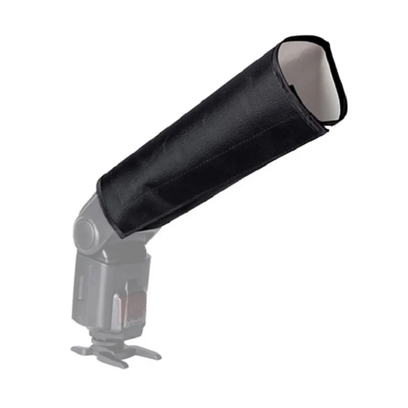 SLR Camera Flash Diffuser Reflector Bendable Reflector DSLR Camera Speedlight Flashes Photo Studio Accessory photography reflector