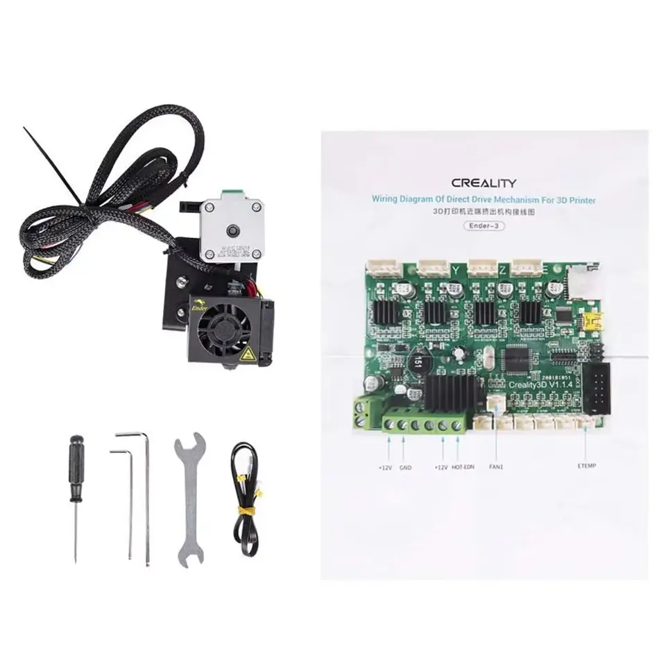 Creality Ender 3 Direct Drive Extruder Upgrade kit with 42-40 Exturder Motor Full Assembled Hotend Kit for Ender-3 Ender-3S/Pro image 6