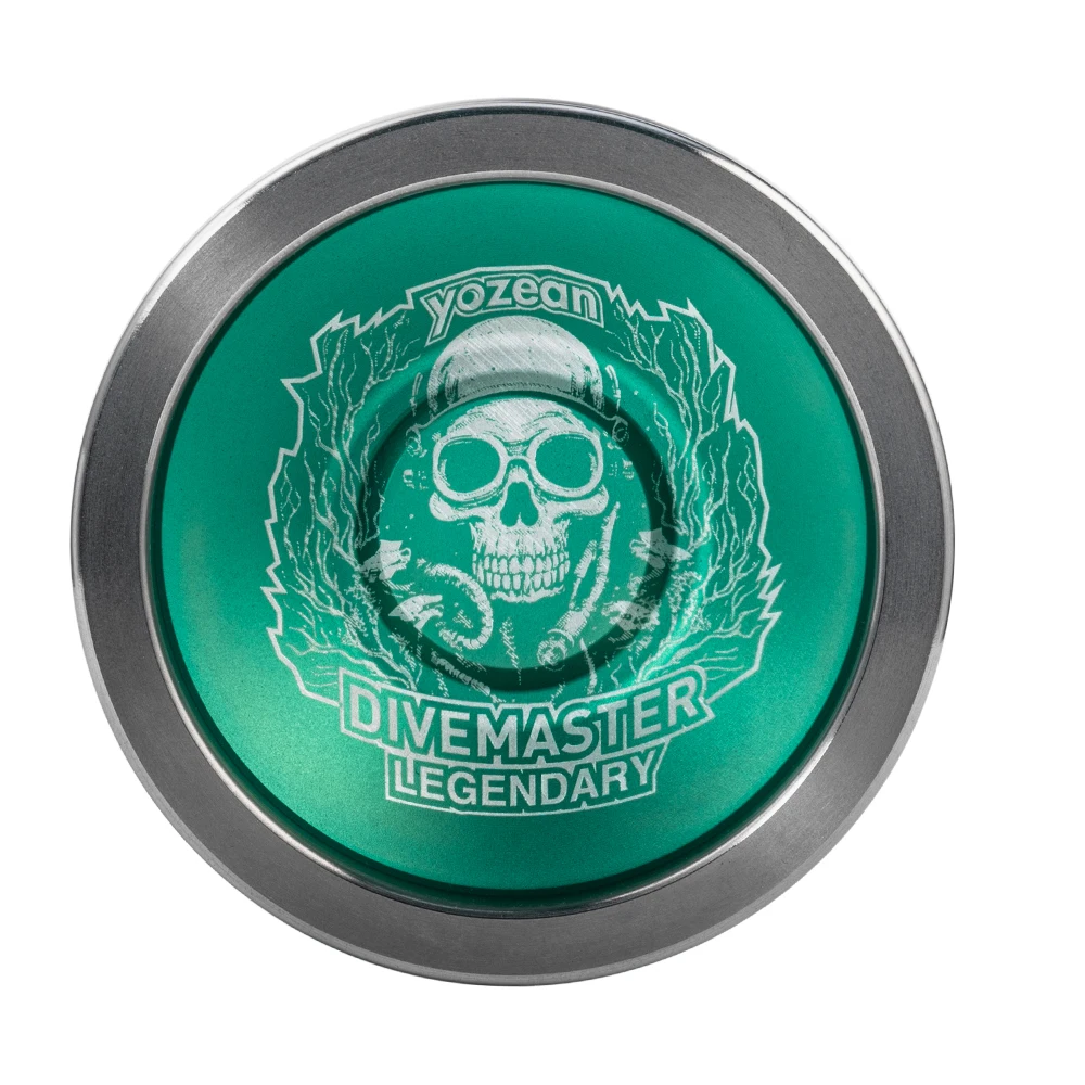 Yozean YoYo Professional Unresponsive Yoyo Divemaster Legendary 7075 Aluminum Alloy Titanium Alloy Ring yoyo Ball Toys(1A,3A,5A) yoyo ball