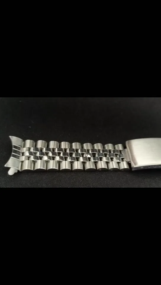 Cinturino Samsung Watch 6 Estremit&agrave; Cinturino Orologio (Maglia Giubileo) Curva In Tono Argento &ndash; Per Misure 12mm, 13mm, 14mm, 18mm, 19mm, 20mm