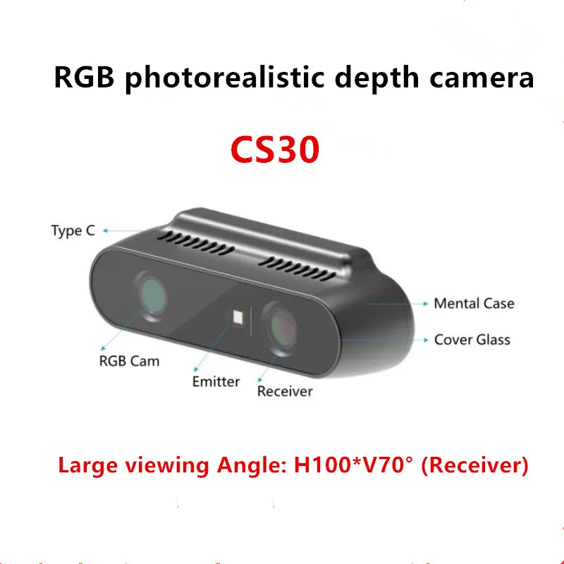 Photorealistic RGB+TOF Depth camera CS30 3D solid state lidar