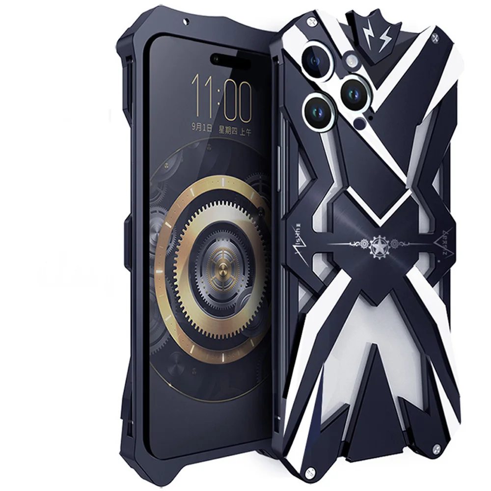 

Роскошный бронированный металлический чехол для iPhone 11 iPhone 11 Pro Max, чехол для телефона из алюминиевого сплава, чехол-бампер, сверхпрочные Чехлы, чехол для камеры