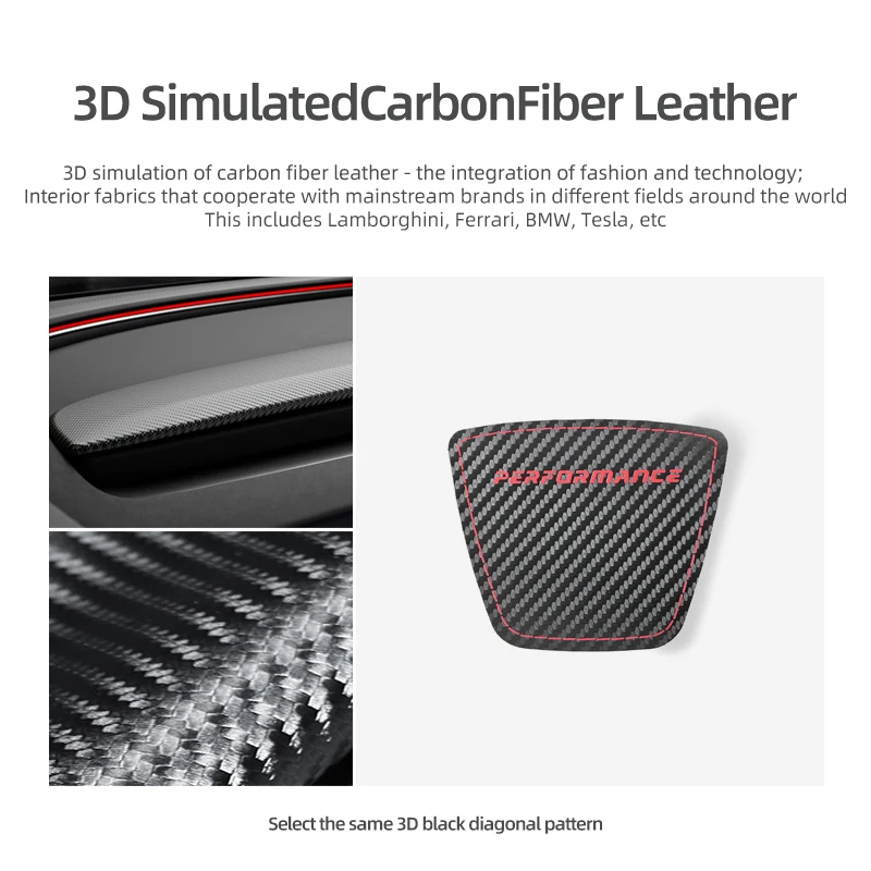 테슬라 모델 3 하이랜드 2023 2024 탄소 섬유 스티어링 휠 패널 스티커 필름, 자동차 인테리어 트림 성능 액세서리
