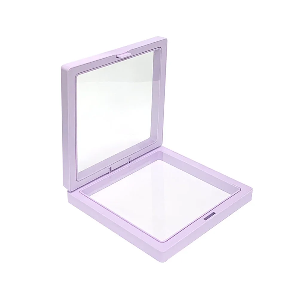 10 PCS Colorful Jewelry Travel PE Film Storage Box Suspension Transparent Display Rings Necklace Bracelet Coin Organizer 3D Bag