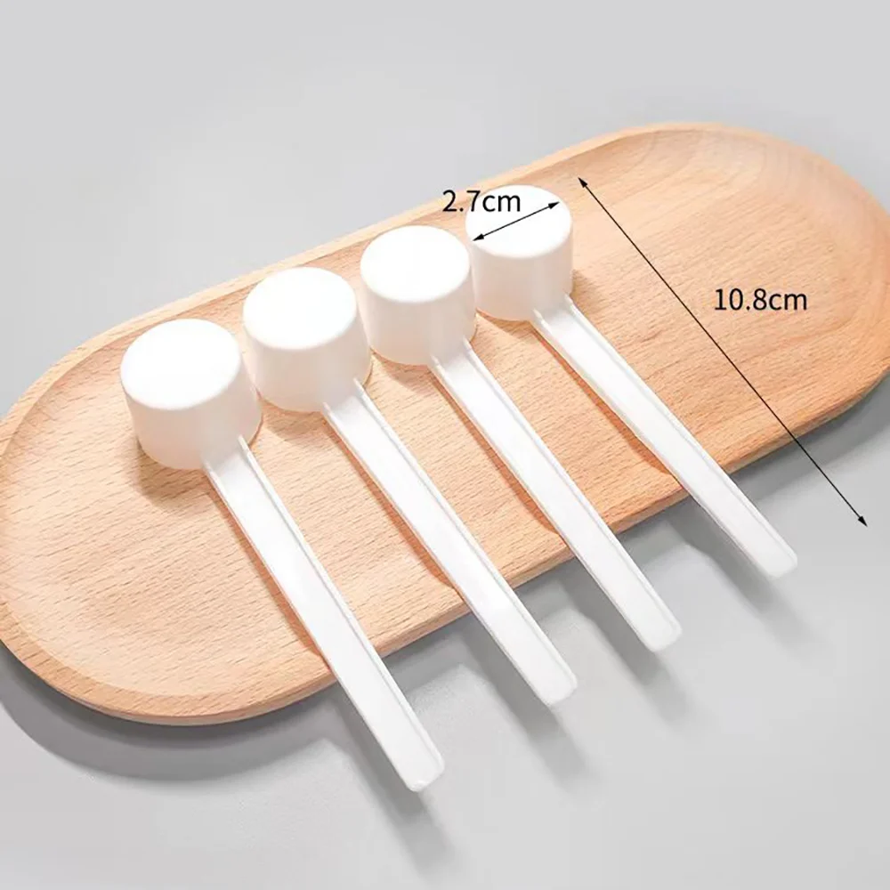Kitchen Measuring Spoons 1PC 5g DIY Plastic Measuring Spoons Liquid Measuring Spoon Coffee Protein Milk Powder Scoop Home Kitchen Gadget Milk Powder