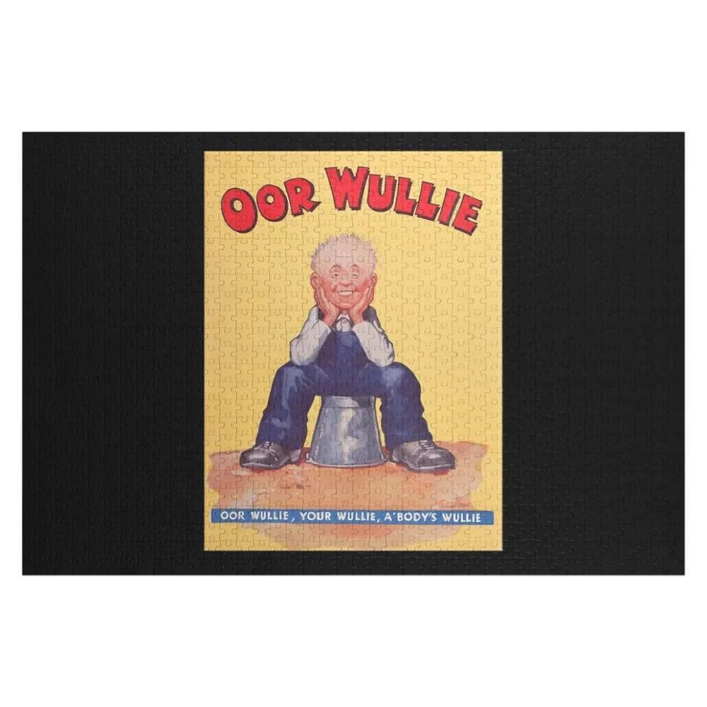 

Oor Wullie 1941 Vintage Print. . \t Jigsaw Puzzle Animal Personalized Toys Custom Wooden Gift Personalized Name Puzzle