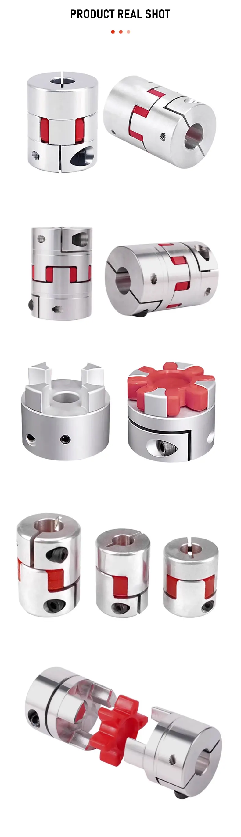 1pc XB40 * 55 3-Klauen Koppler D40L55 Aluminium Pflaume Flexible Welle Kupplung Motor Stecker Flexible Koppler für Motor Balll Schraube – Detail 12