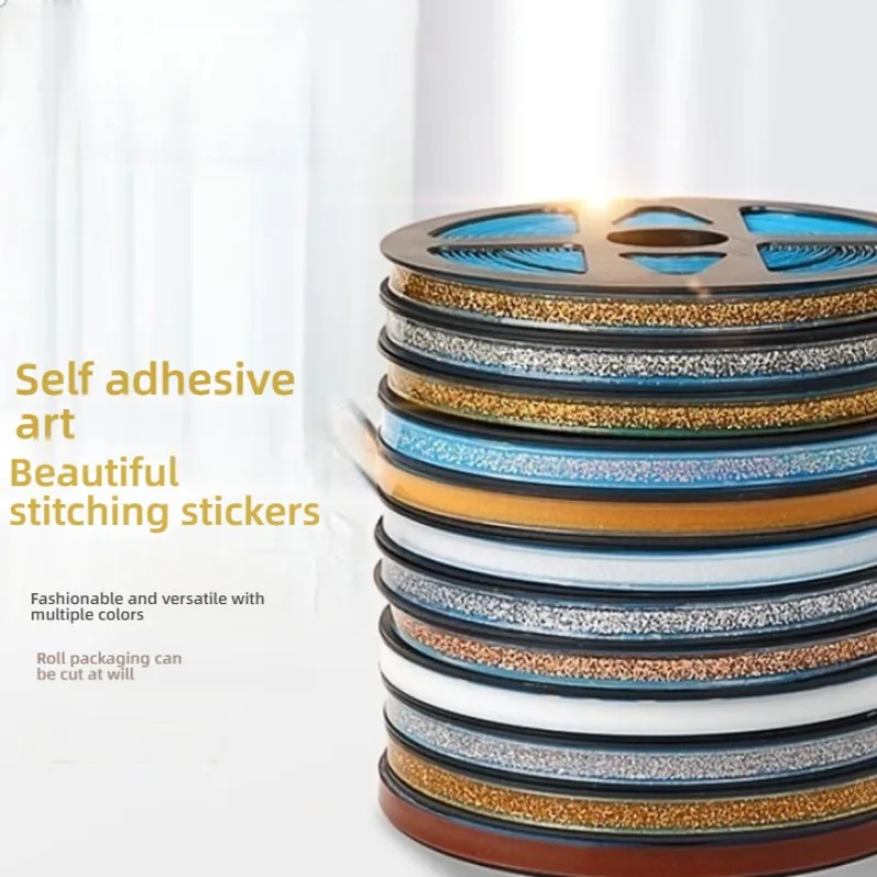 6 Meter Self-Adhesive Ceramic Tile Gap Tape Kitchen Bathroom Waterproof Beautiful Seam Tape Wall Floor Gap Line Decorative Strip