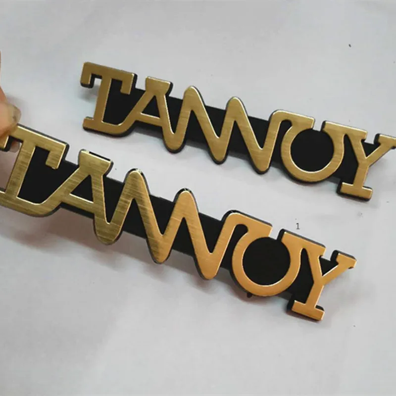 ◆大感謝祭!! TANNOY ロゴ エンブレム タンノイ m0s8730 あらゆる種類のプラスチック製のブランドtannoy,オーディオ
