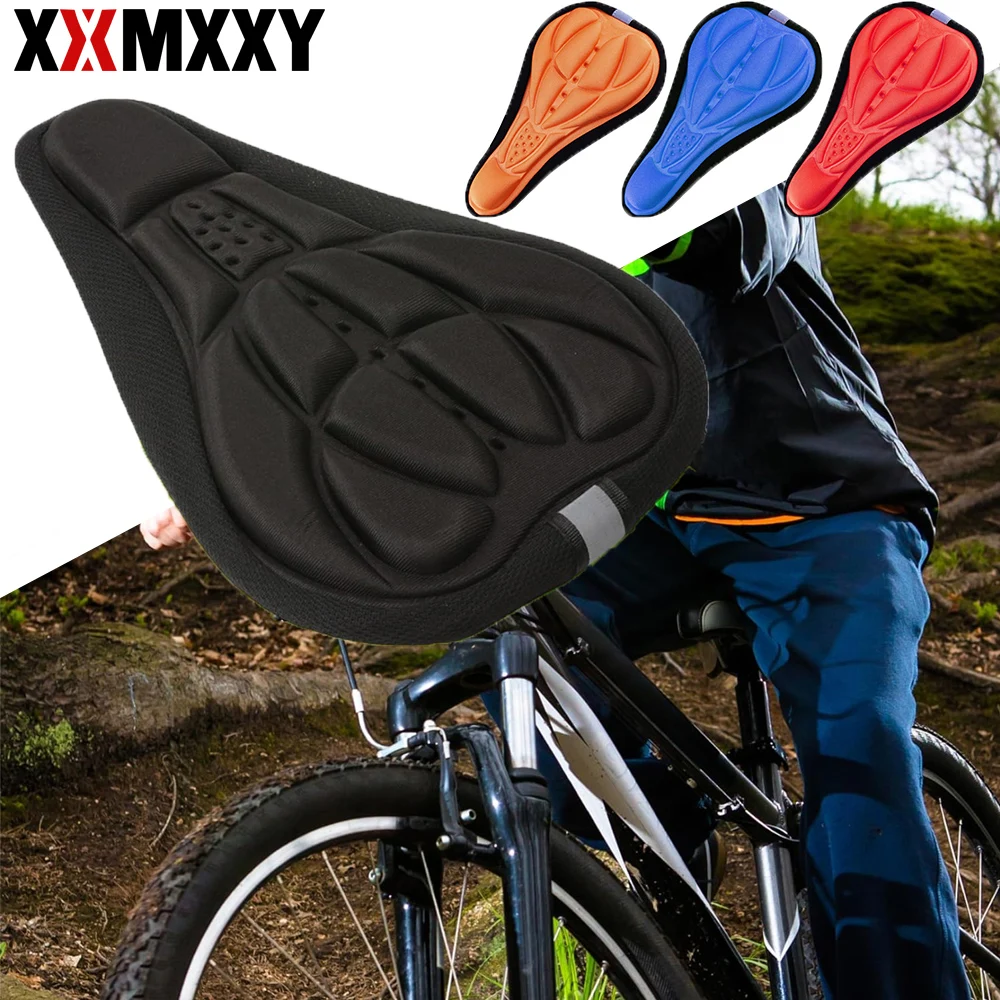 1PCS Thick Gel Bicycle Seat Cushion, Comfort Bike Seat Cover with Extra ...