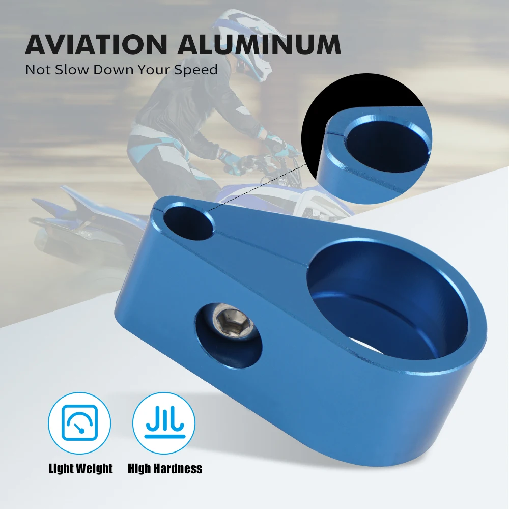 Aluminium-Bremsleitungsklemmenhalter für Yamaha Raptor 700 700R, passend für Yamaha Raptor 700 2006-2011 2013-2020 und Raptor 700R 2012-2020 – Detail 5