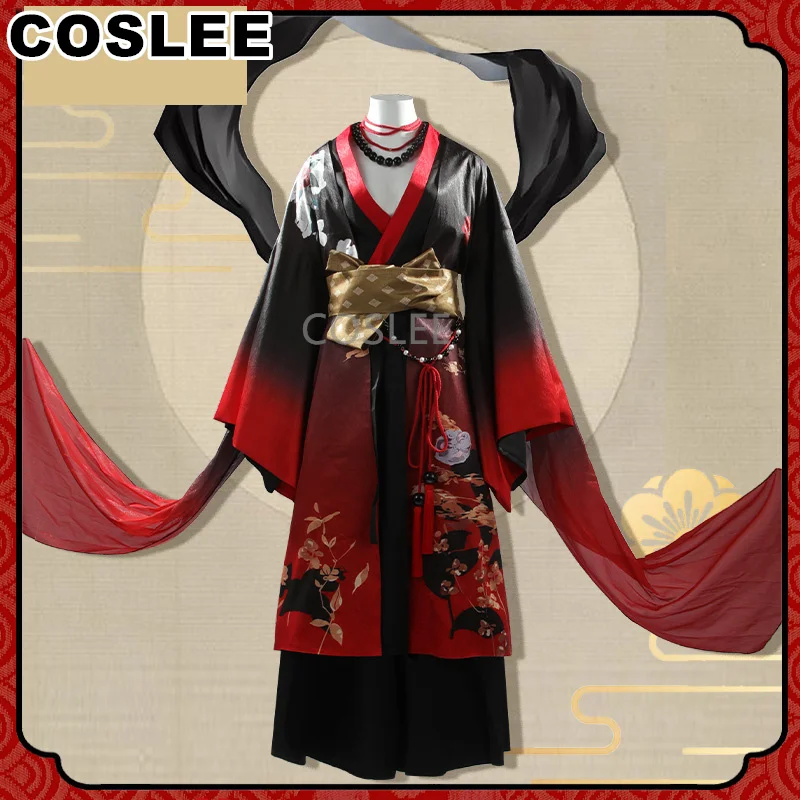 

COSLEE Vtuber Luxiem Vox Akuma Cosplay Costume NIJISANJI EN Kimono Uniform Halloween Party Outfit Custom Made New 2023