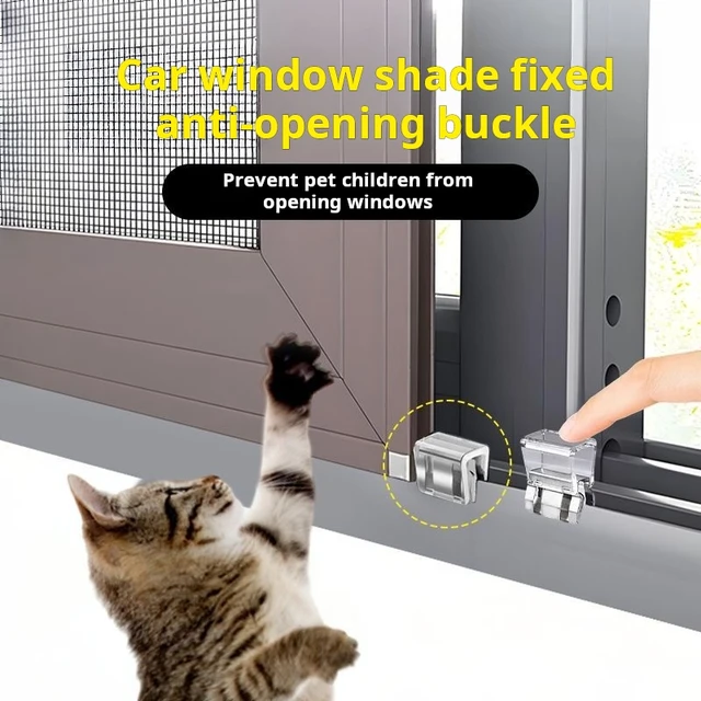Cat Anti Jumping Out Window Avoid Falling Down Window Limiter Fixed Limit Opening Flap Cat Guardrail Pet Protection Safety Lock Cat Anti Jumping Out Window Avoid Falling Down Window Limiter Fixed Limit Opening Flap Cat Guardrail Pet Protection Safety Lock