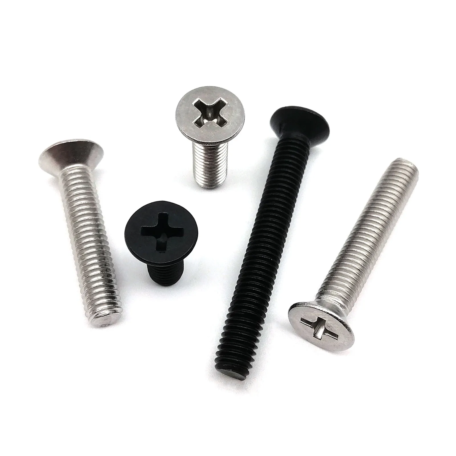 Cross Phillips Screw 50x M1.2-M4 Stainless Steel