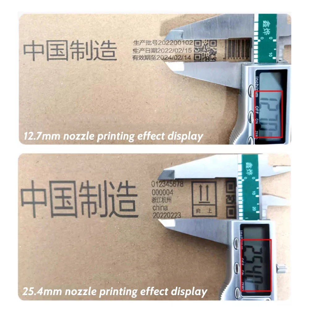 7-inch TIJ Online Inkjet Printer Variable Expiry Date Batch Code QR Barcode Mask Glass Plastic Bag Cans Coding Machine