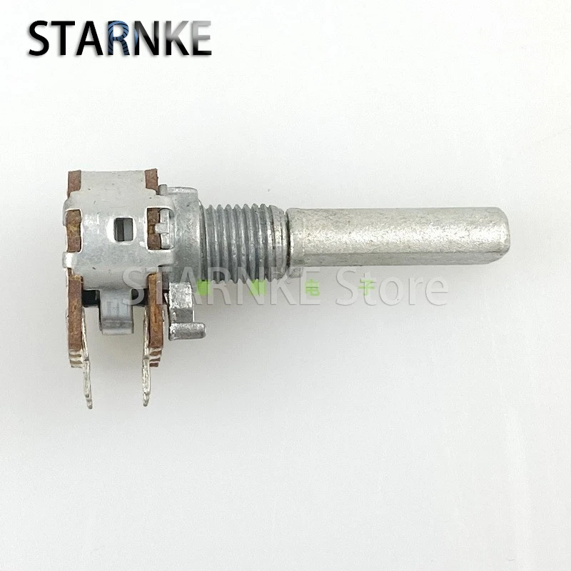 2PCS R1210G 12 Type 6-Pin Dual B100K Computer Speaker Amplifier Audio Treble And Bass Volume Potentiometer D Shaft Length 26mm