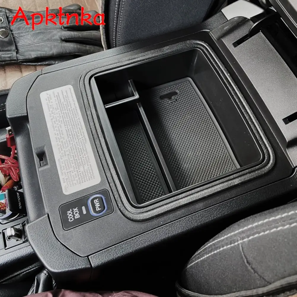 For Toyota Land Cruiser Prado FJ150 LC150 Lexus GX400 GX460 GX470 Center Console Organizer Tray Armrest Storage Box 2004-2020