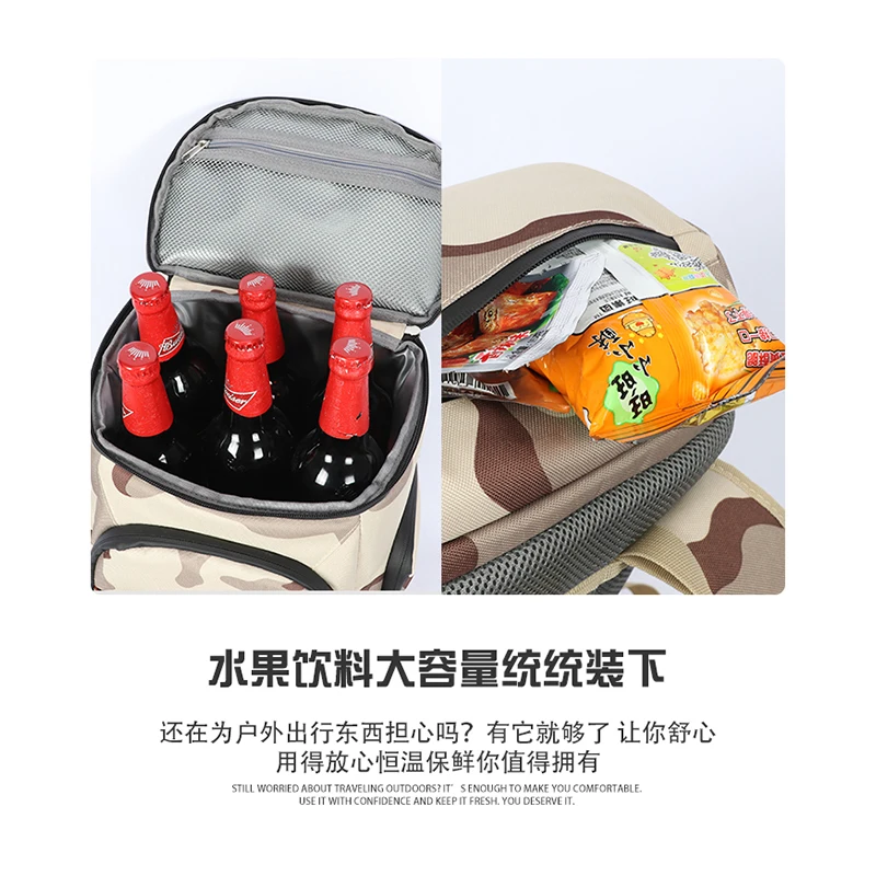 Thermal Cooler Backpack Sac Isotherme Soft Large Food Thermal Picnic Bag Leakproof Insulated Camping Isothermal Refrigerator Bag