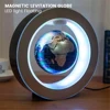 World Map Magnetic Levitation Globe LED Rotating Earth Floating Levitating Lamp O/C Shape Bedside Lights Novelty Birthday Gift 1