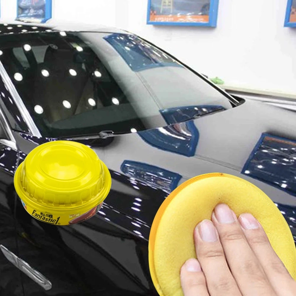 Carnauba pasta de cera para coche, brillo de alto brillo, pulido de  limpieza automática, detalles automáticos, eliminación de arañazos