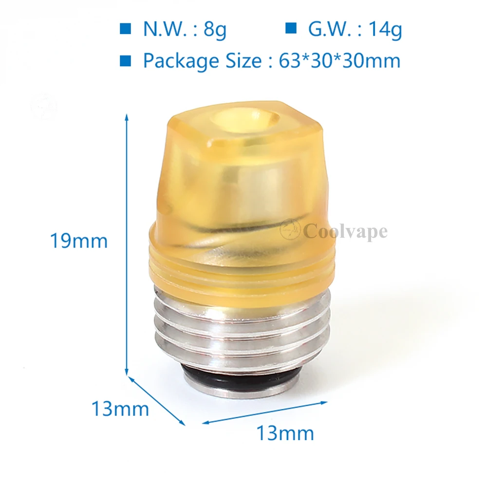 

SXK NEO Style MTL /DL Drip Tip Full Kit for BB / Billet Boro AIO Mod BB Drip Tip Base FIT Mission XV Style Space Pod Boro Tank