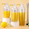350/500/700/1000ml PC resin Cocktail Shaker Home Bar Utensil Martini Hand Shaker Cup with Scales Milk Wine Drink Shaker Bar Tool 2
