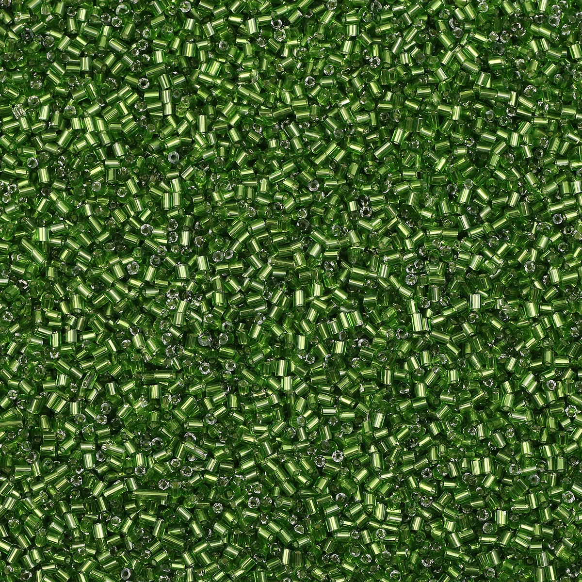 Silver Tone Tube Beads - Czech Glass Seed Beads for Jewelry Crafting and DIY Accessories