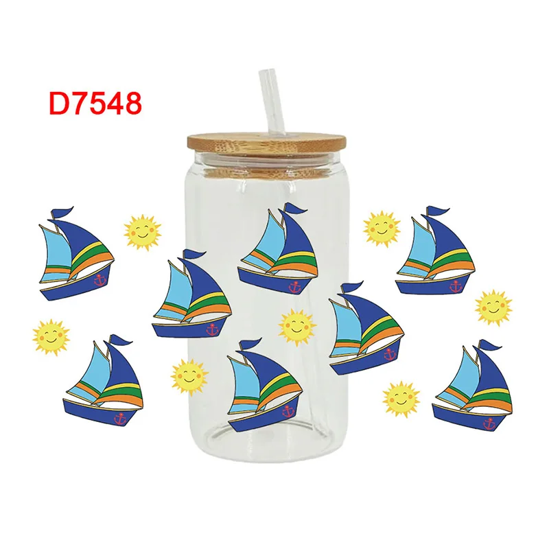 Occupation, Nurse, Teacher UV DTF Transfesr Sticker For Libbey Glass 16oz Wrap D7542