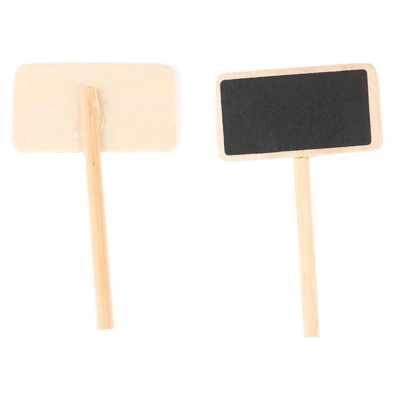 Wooden Blackboard 50 Mini blackboard wood message slate rectangle clip clip panel card memos label