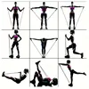11pcs TPE Resistance Band Set Fitness Band Pull Rope Elastic Training Band With Door Anchor Handles Carry Bag Legs Ankle Straps 5