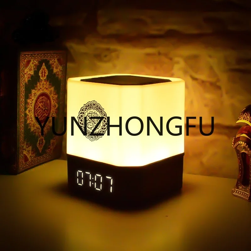 

Creative Home Desktop Portable Square Sound System Colorful LED Atmosphere Light QB303 Bluetooth Sound System