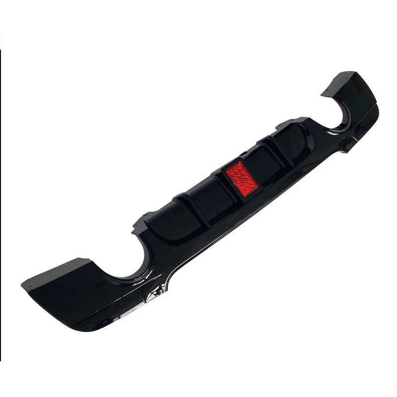 For BMW E92 E93 2007-2013 M TECH Rear Bumper Diffuser ABS Plastic Black Rear Diffuser Bumper
