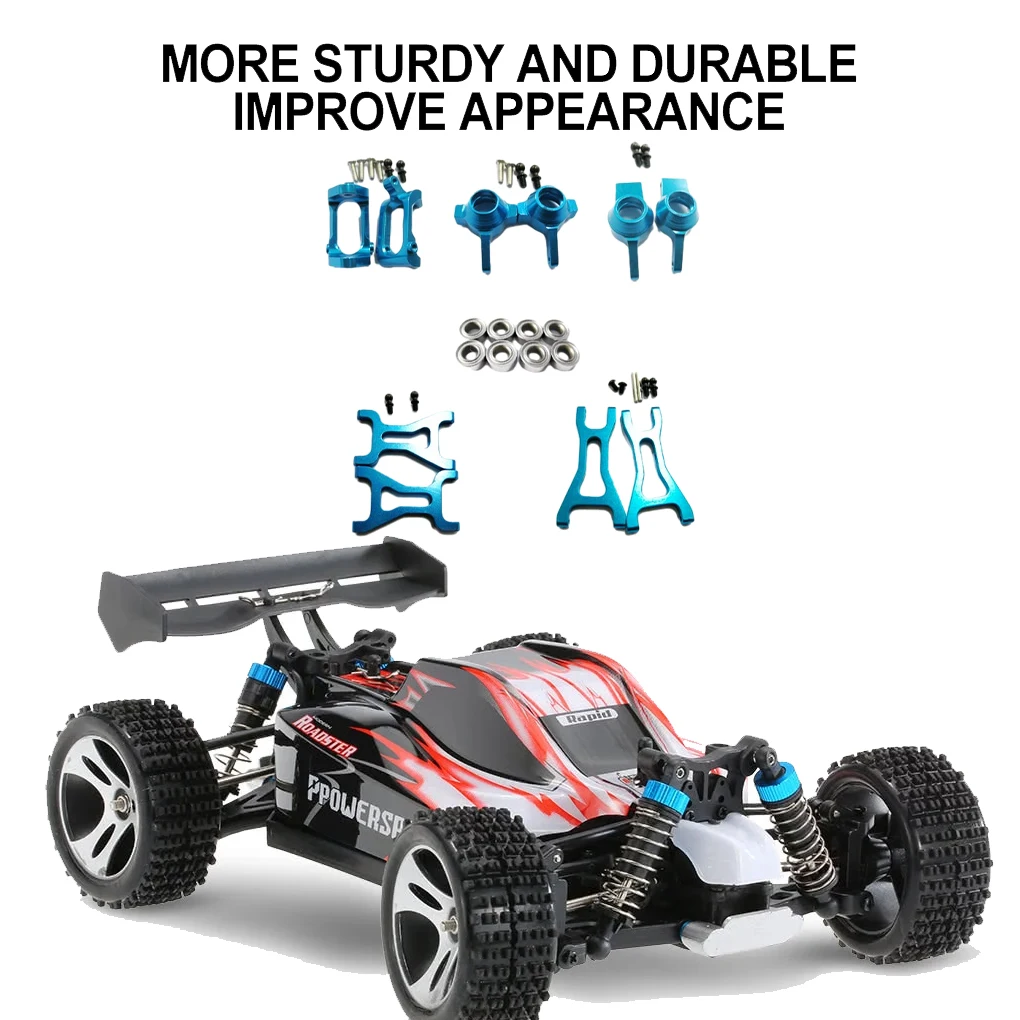 

Aluminum Alloy High Strength Front Axle Assembly Kit For 1 18 Wltoys 959B 969B 979B A959 A969 A979 RC Car Part