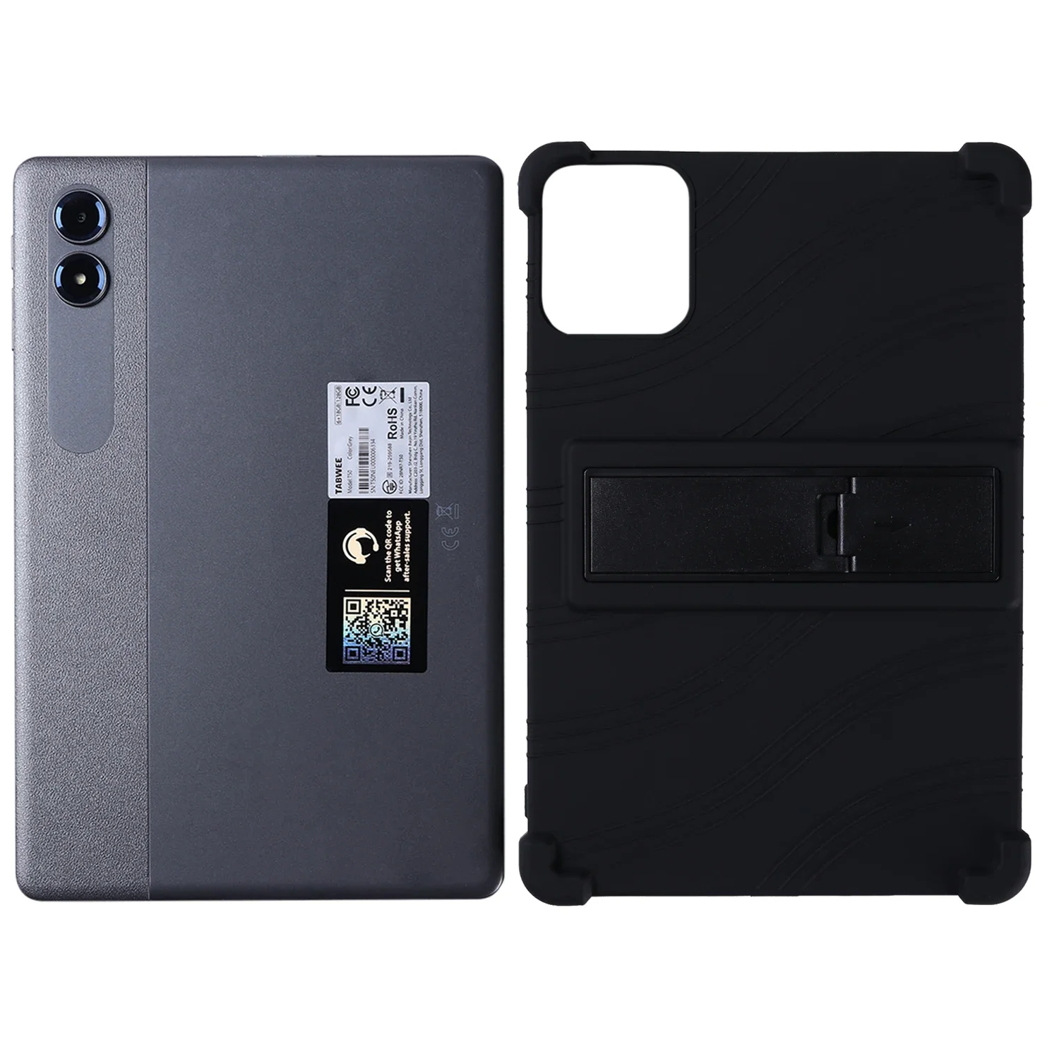 Premium Soft Silicone Tablet Cover with Stand - 11 Inch