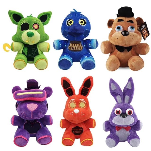 40 Style 18-20cm FNAF Plush Toys Five Night At Freddy Bear Bonnie Chica  Baby Ballora Foxy Plush Stuffed Toys Doll Gifts - AliExpress