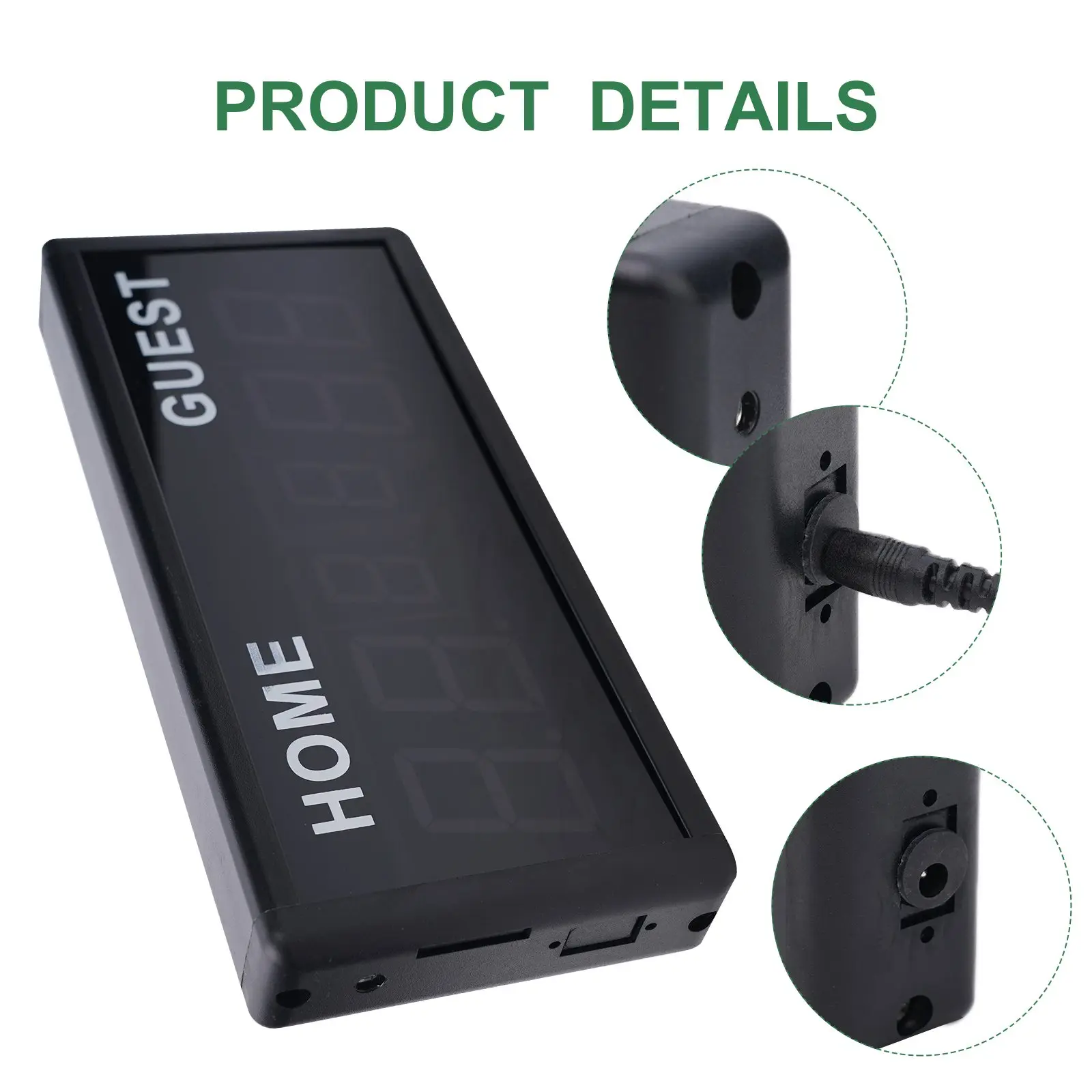 Sporting Goods Scoreboard Team Sports Electronic Basketball For Basketball Power Adapter Remote Control Snooker Tennis